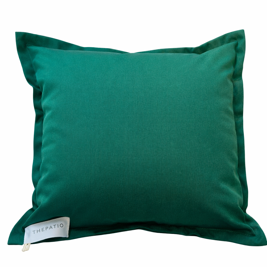 COJIN DECORATIVO VERDE BOTELLA