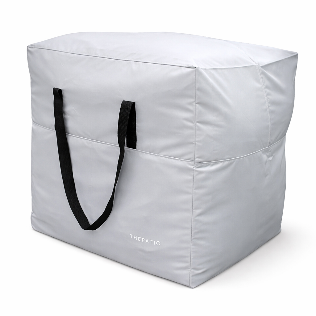 BOLSO CUADRADO GRIS CLARO