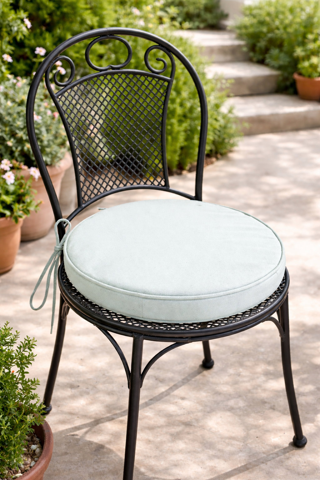 COJIN DE SILLA REDONDO CRUDO 40 CMS DIAMETRO